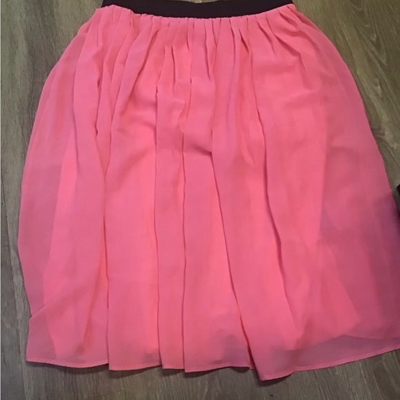 ASOS 14 plus size pink chiffon skirt - Picture 7 of 8
